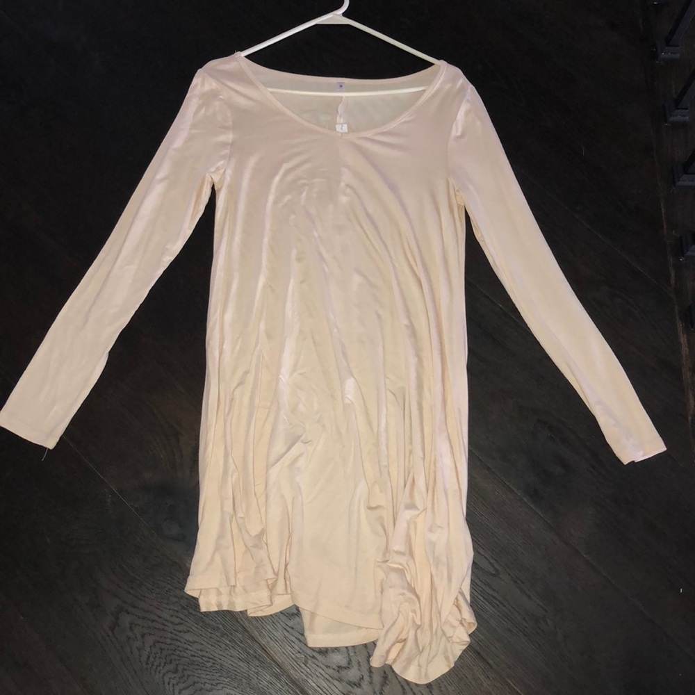 Asymmetrical piko dress